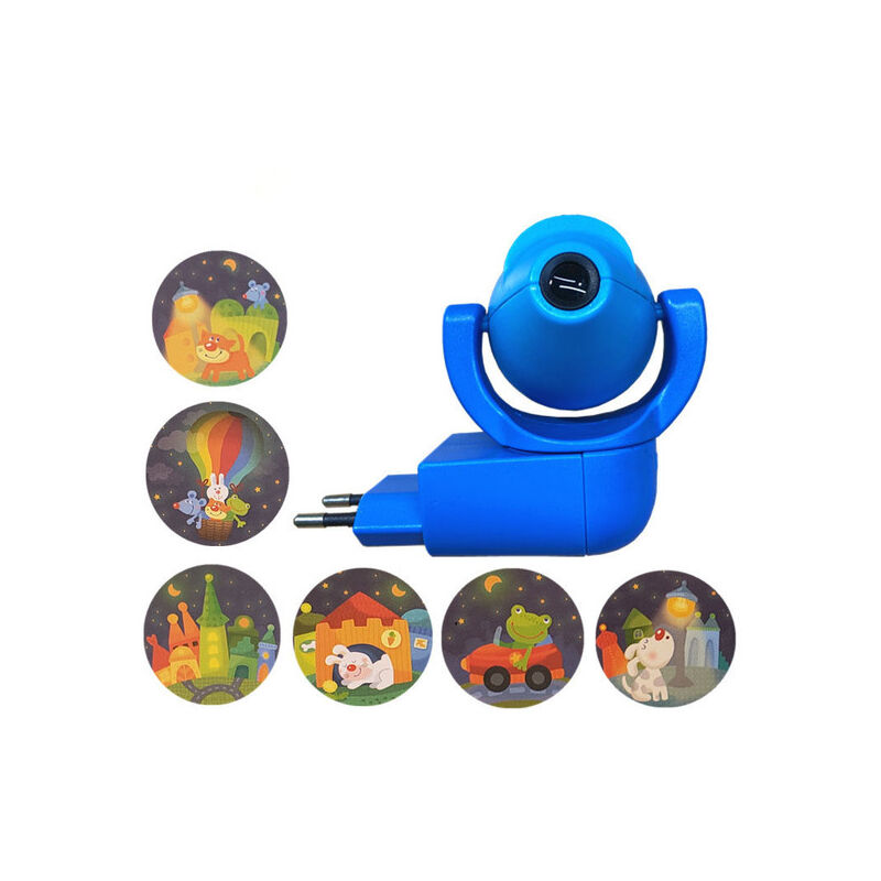 Projecteur d'étoiles et de lune pour animaux, veilleuse de projection, petite lampe murale, projecteur à led, veilleuse bleue