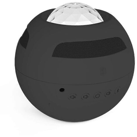 Projecteur d'Étoiles Lampe de Nuit Bluetooth avec Son d'Océan et Télécommande LED