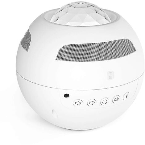Projecteur d'Étoiles Lampe de Nuit Bluetooth avec Son d'Océan et Télécommande LED