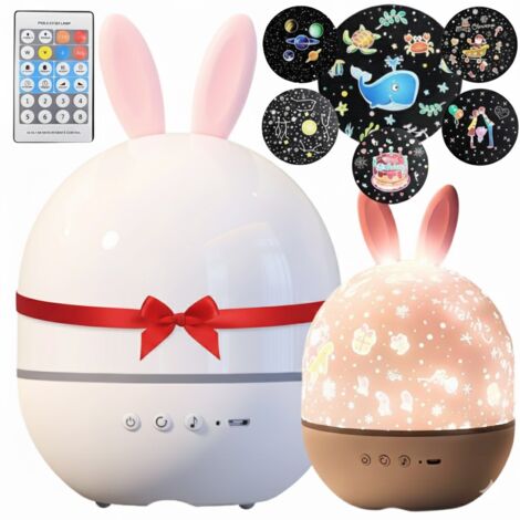 Projecteur d'étoiles pour enfants, veilleuse LED rotative pour chambre à coucher