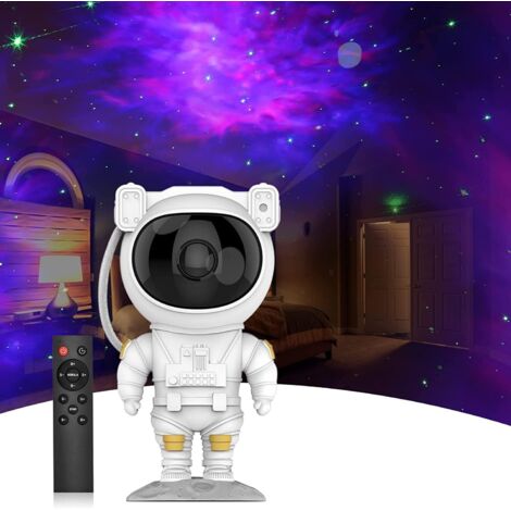Projecteur d'étoiles, projecteur de galaxie astronaute avec