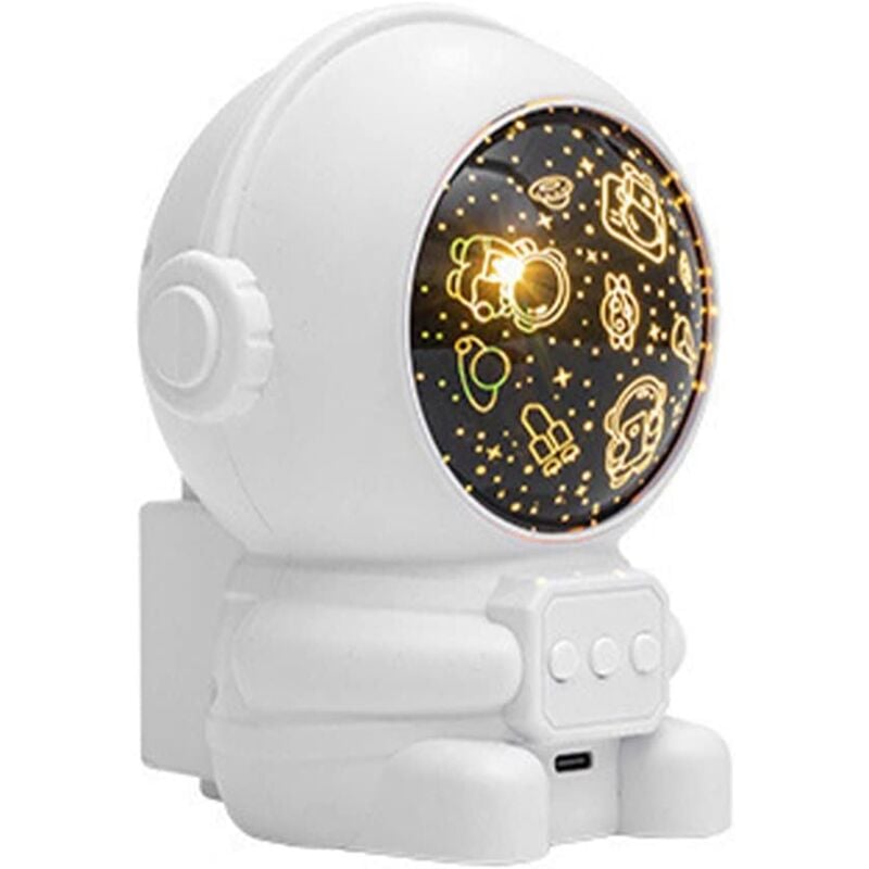 Feiyue - Projecteur d'étoiles veilleuse lumière led projecteur astronaute ciel étoilé galaxie chambre décoration de la chambre décoration de Noël