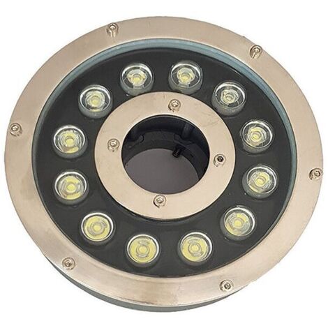 PROJECTEUR ENCASTRÉ 12 LED 12 W ÉTANCHE POUR MARCHES INTÉRIEURES ET EXTÉRIEURES 85-265 V CHAUD
