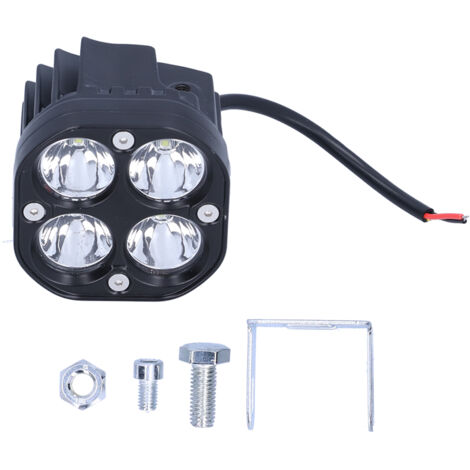 Projecteur étanche 40W 4 LED - 4000LM pour voiture, camion, moto (Lumière blanche 6000K)