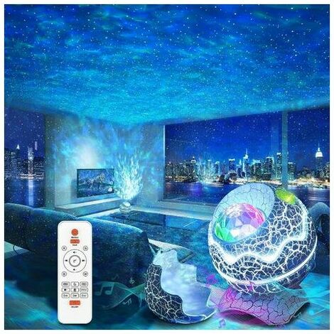 Projecteur étoile, projecteur pour chambre à coucher, télécommande et haut-parleur Bluetooth à bruit blanc, veilleuses LED 14 couleurs pour chambre d'enfants, cinéma maison pour adultes, fête, décorat