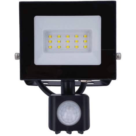 Projecteur extérieur étanche avec capteur DORAN LED 10W 4000K 735lm IP65 220V EDO777674 EDO Solutions