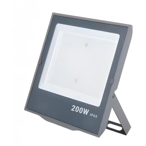 Projecteur Extérieur GRIS 200W IP65 - Blanc Chaud  - SILUMEN