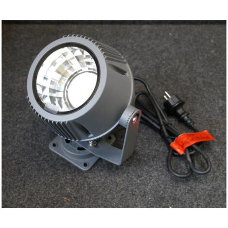 Projecteur exterieur LED 18W gris orientable 220x170x170mm 3000K 1250lm 60° 230V non-dimmable IP65 FLAC BEAM SLV