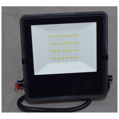 Projecteur extérieur LED 20W noir 140x130x30mm 5000K 2328lm 110° 230V IK07 IP65 slim Gen2 AIRIS FLS220