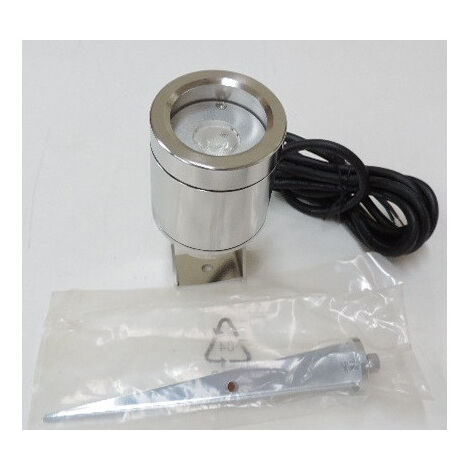 Projecteur exterieur LED 3W sur piquet en inox 316L 3000K alim 24V (non inclus) étanche IP65 PICO