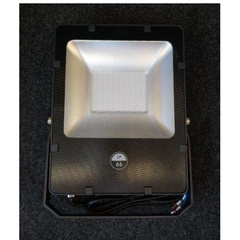 Projecteur extérieur LED 48W noir 290x225x55mm 4000K 4250lm non-dimmable alim 230V IP66 Proj LED P&L