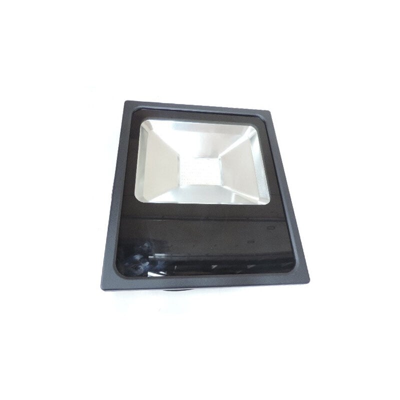 Projecteur exterieur LED 70W noir 338x294x83mm SMD blanc naturel 4000K 6800lm 230V standard 120° IK08 IP65 ultra mince AC