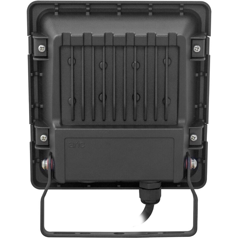 TWISTER 3 SENSOR Proj. Ext. IP65 IK08 noir LED 90° 45W 3000K 4950lm a/sensor ARIC 50877