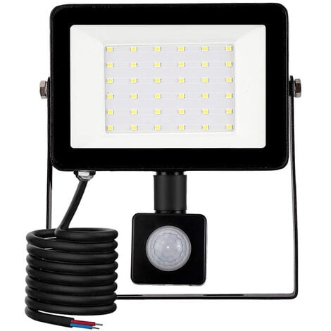 TINOR Projecteur extérieur LED,30W Lumière d'extérieure à détecteur de mouvement 6500K Spot LED Extérieur,IP66 Lampe de Sécurité,pour Jardin Chantier Terrasse Garage Pelouse fête Éclairage Extérieur LED