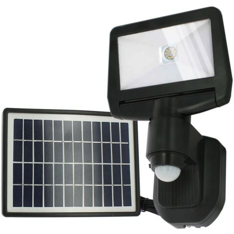 Projecteur extérieur solaire LED Esteban – Détecteur, 850 lumens