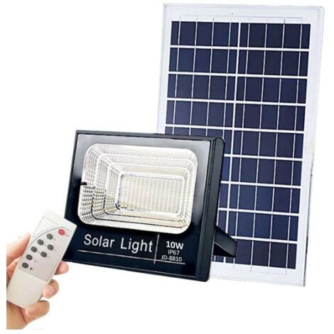 Projecteur extra plat LED Solaire Blanc Froid (IP65)  Puissance Watt: 10W