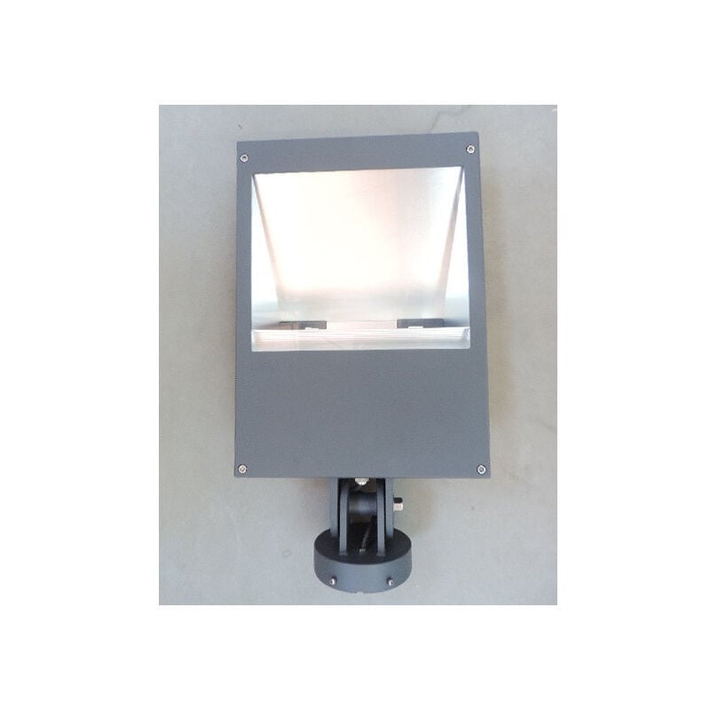 Bega - Projecteur extérieur iodure 250W asymétrique graphite 570x315x120mm pour lampe à decharge culot Fc2 (non incl) IP65
