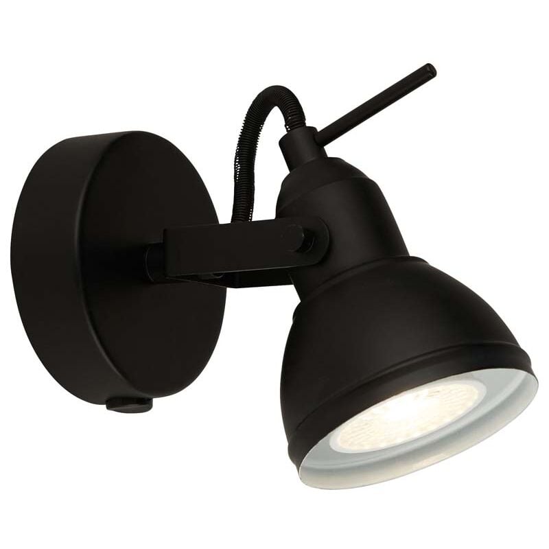Applique murale spot lumineux métal noir spot chambre lampe