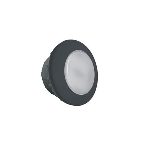 Projecteur gris anthracite led rgb pour piscine béton et liner