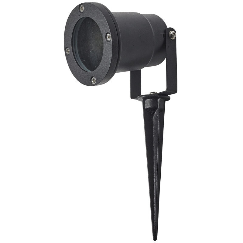Projecteur halogène de jardin sur pique noir Papillon