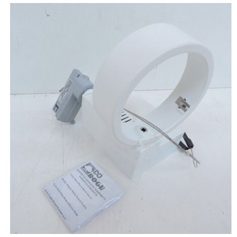Projecteur halogène orientable blanc rail 3 allumages lampe AR111 G53 12V (non incl) transfo 230V intégré IP20 JUNON 003395