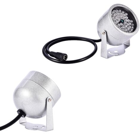 Projecteur infrarouge 48 LED étanche pour vision nocturne de caméra de surveillance