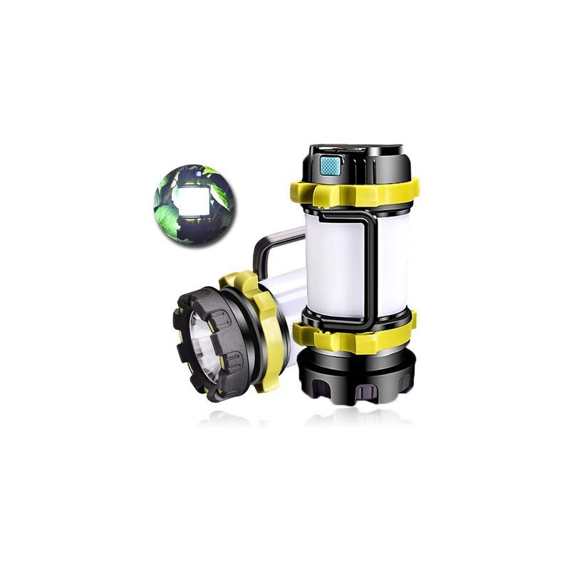 Projecteur Lampe De Poche Rechargeable Solaire Powerbank 2