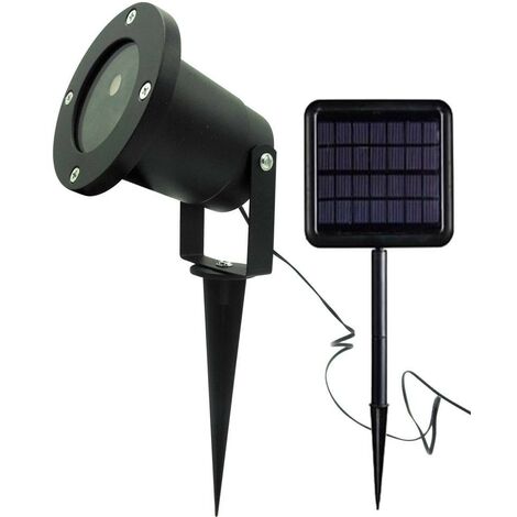 Projecteur laser de Noël solaire Multicolore