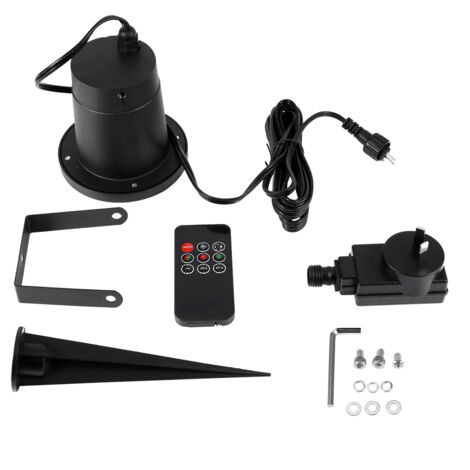 Projecteur laser en forme d'étoile pour décoration de Noël, de jardin, de mariage ou de fête.