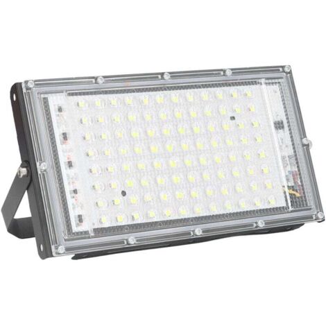 Projecteur LED 100W Super Lumineux 10000 Lumineux Angle de Faisceau 120° Projecteur Blanc Froid IP65 étanche 85‑265V