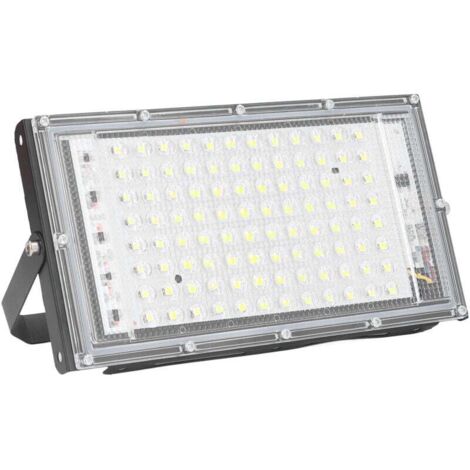 Projecteur LED 100W ultra lumineux 10000 Lumens 120° d'angle de faisceau, Lumière Blanche Fraîche, IP66 étanche, 220‑240V