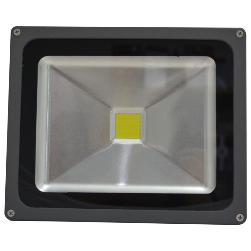 Projecteurs LED de 10W à 50W LUMOS SLIM ECO Noir - 114x60x154mm - 6000K Blanc froid - 10W - Avec détecteur IR