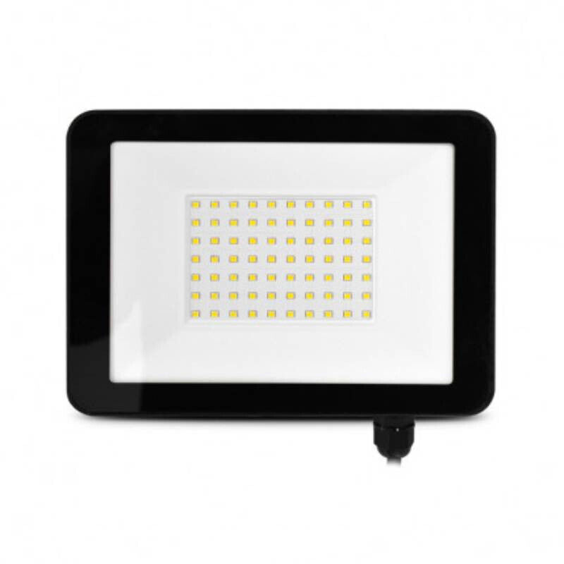 Projecteur led Extérieur lumos slim ii - 50W Miidex Lighting blanc-froid-6000k - non-dimmable - noir Projecteur led Extérieur lumos slim ii - 50W Miidex Lighting blanc-froid-6000k - non-dimmable - noir