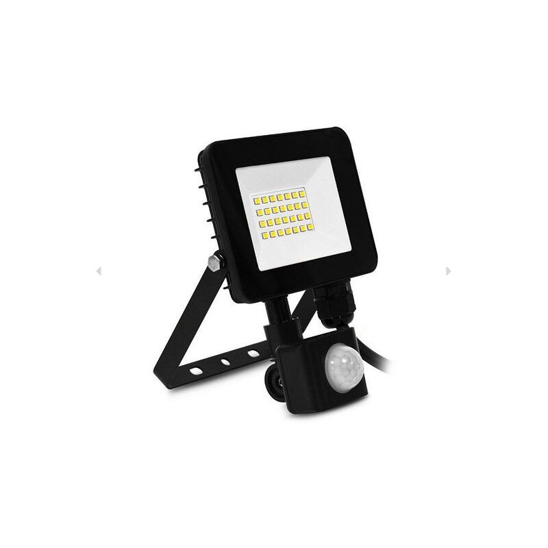 Projecteurs led de 10W à 50W lumos slim ii eco Noir - 146x106x114mm - 4000K Blanc neutre - 20W - détecteur ir Projecteurs led de 10W à 50W lumos slim ii eco Noir - 146x106x114mm - 4000K Blanc neutre - 20W - détecteur ir