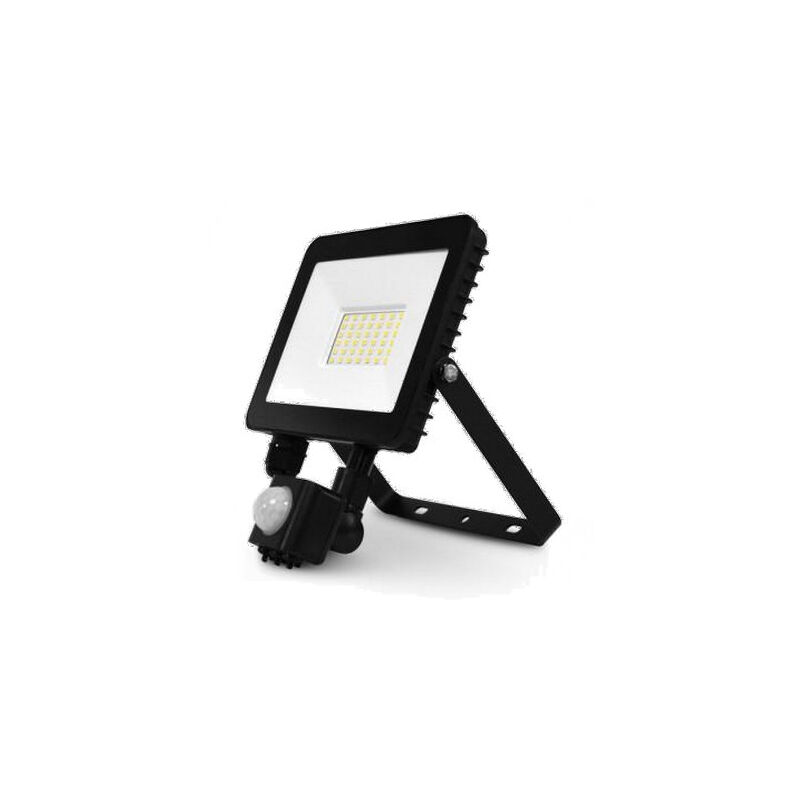 Projecteur led 30W noir avec détecteur