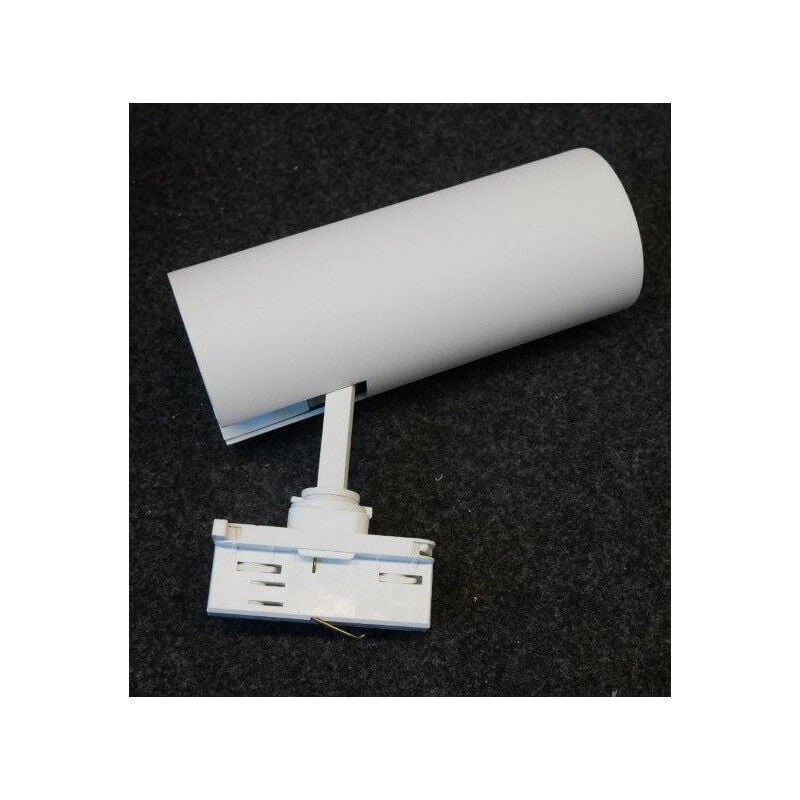 Projecteur led 10W pour rail 3 phases blanc orientable 355° 200x80x227mm 3000K 952lm 230V 50-60Hz 40° IP20 Zenit m Planlicht