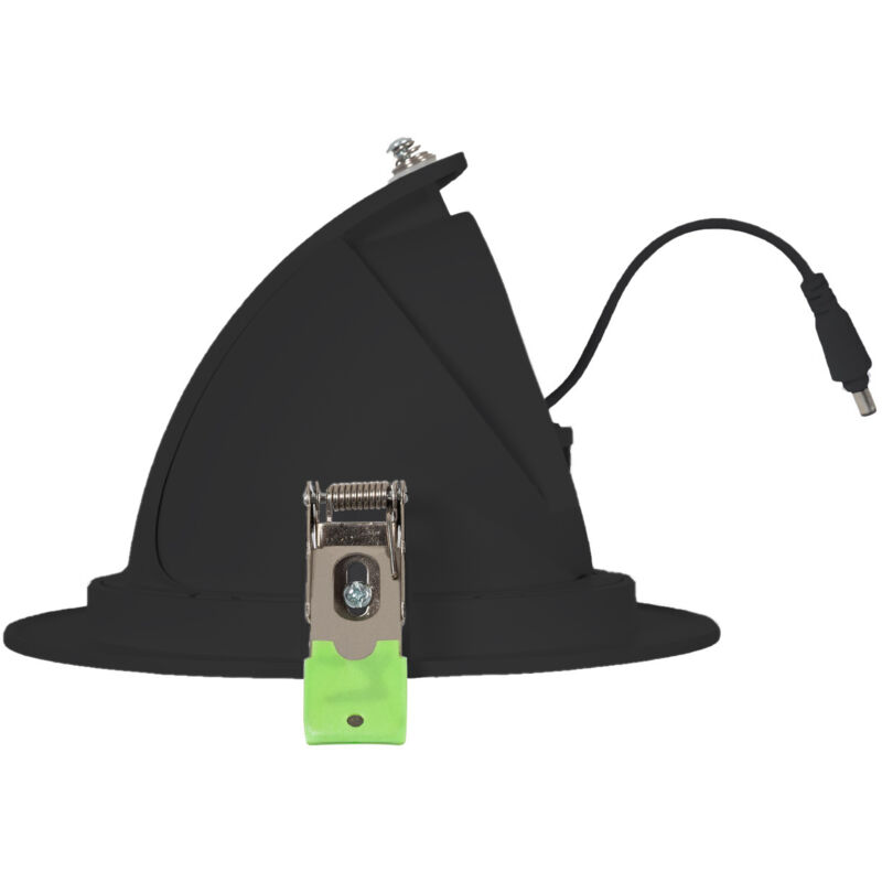 Downlight led 38W Rond Orientable osram 120lm/W lifud Coupe ø 170 mm Noir No Flicker 4000K Blanc neutre