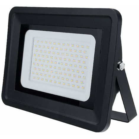 Projecteur LED 150W 100° IP65 NOIR - Blanc Neutre  - SILUMEN