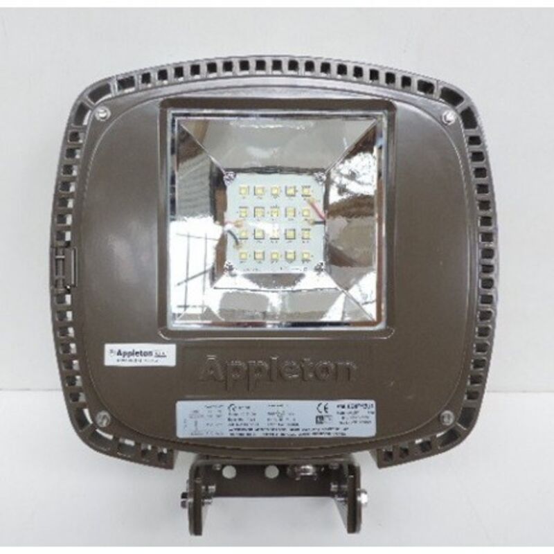Projecteur LED 169W anti-déflagrant bronze architectural 386X358X94mm 19000lm 230V FLOOD Z2 ATEX AMLED ATX AMLED87YBU1