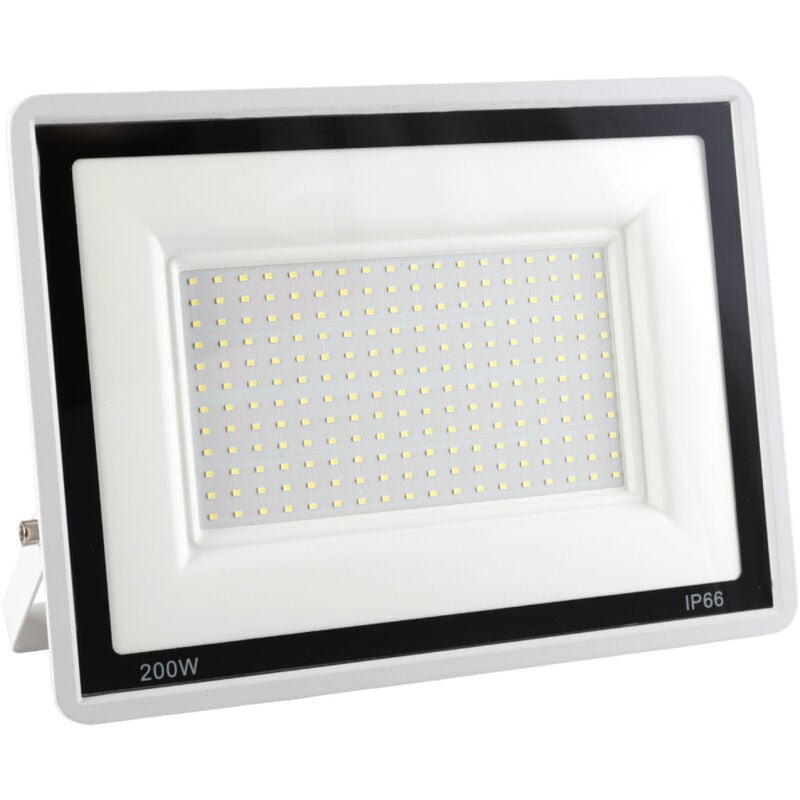 Projecteur led 200W 16 000Lm 6000ºK IP66 Gradable 60 000H Finition Blanche [LM-6016-W-CW]