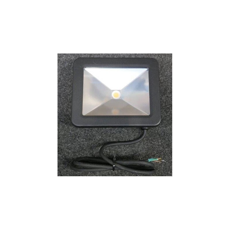 Projecteur exterieur led 26W noir lumiere chaud 3000K 2100lm 230V sans-detection 195x180x60mm IK07 IP65