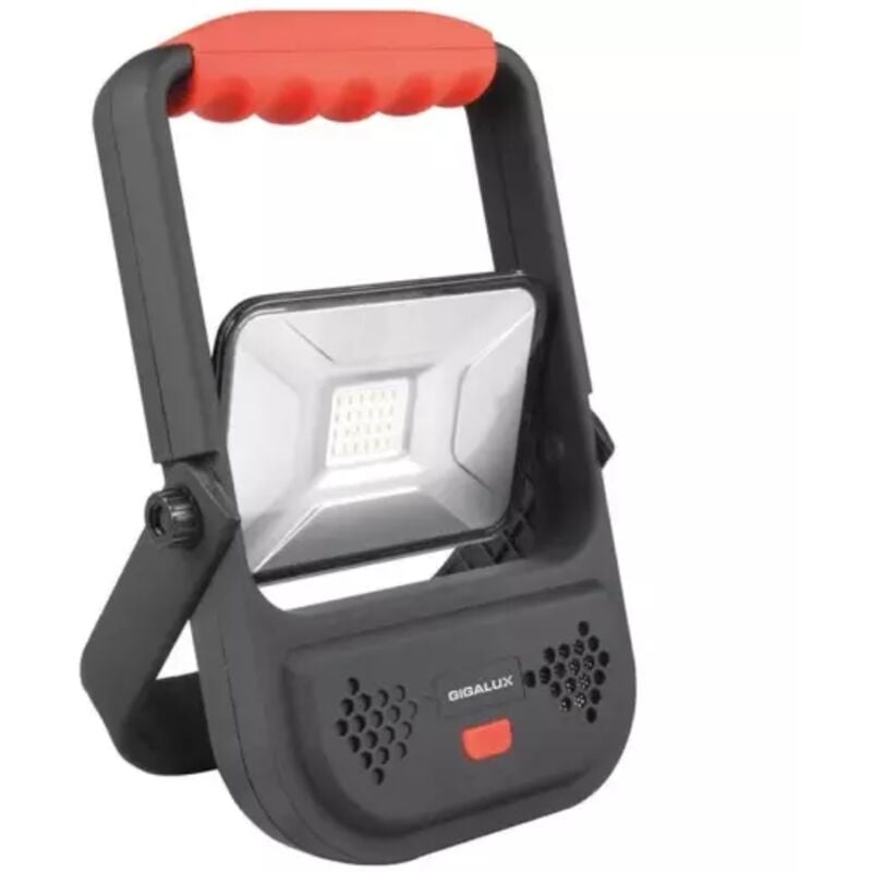 Projecteur LED 24W 1200 lumens rechargeable Bluetooth