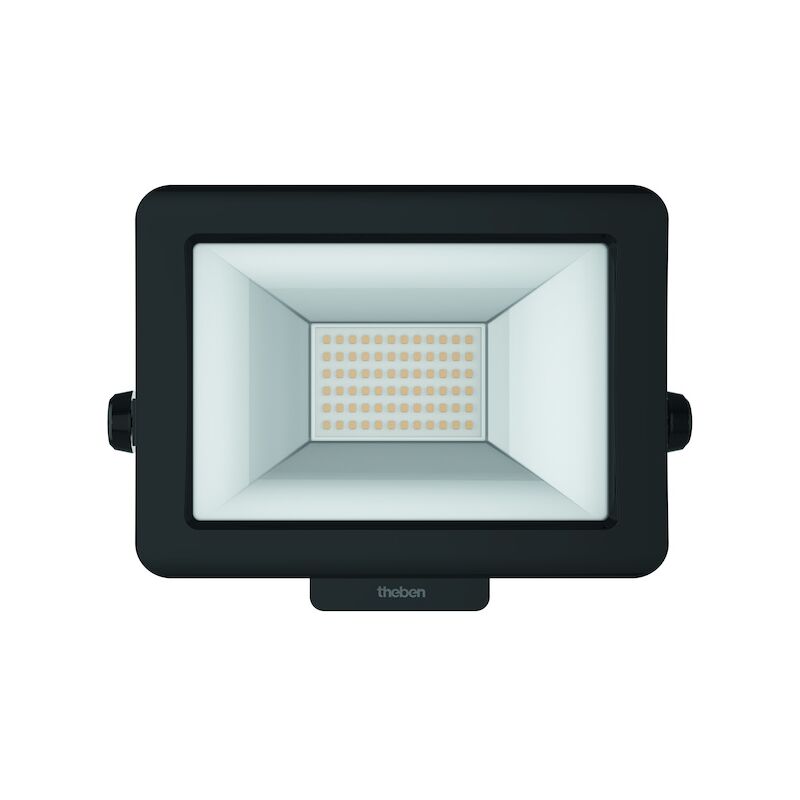 Projecteur led theleda B30L avec fixation - 3300 lm - 3000 k - 230 x 170 x 35.5 mm - noir Theben