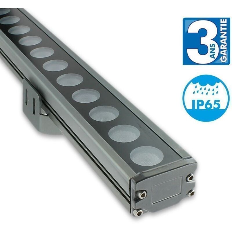 Projecteur led 36W Wall Washer 100 cm Température de Couleur: Blanc chaud 2700K