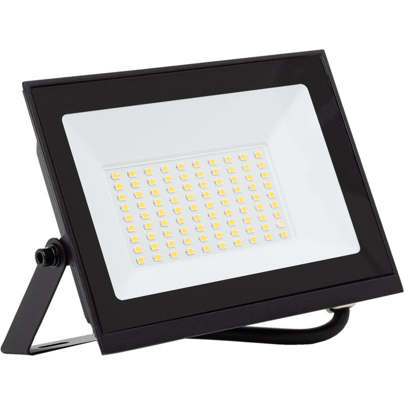 Projecteur led 50W 120lm/W IP65 S3 3000K Non Noir Blanc chaud