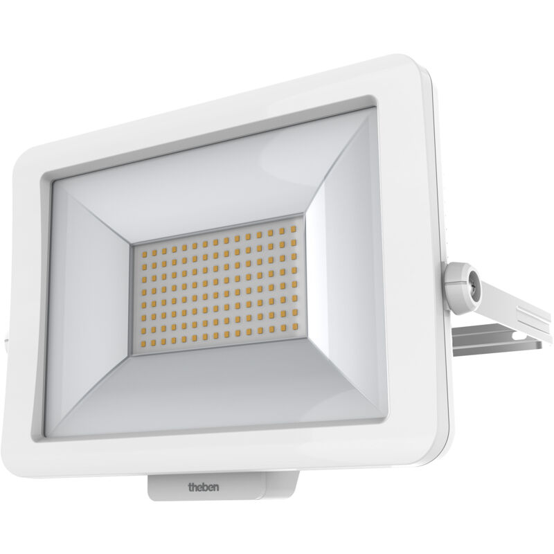 1020696 theLeda B50L w wh Projecteur à led de 50 w, rotatif à 360°, 3000 k, blanc chaud - Theben