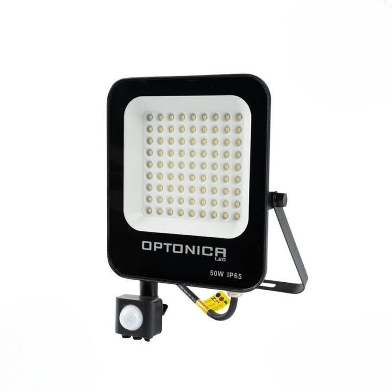 Projecteur led 50W Détecteur de Mouvement Crépusculaire Extra Plat IP65 noir - Blanc Neutre 4000K - 5500K Silamp Projecteur led 50W Détecteur de Mouvement Crépusculaire Extra Plat IP65 noir - Blanc Neutre 4000K - 5500K Silamp