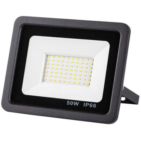 Projecteur LED 50W, Eclairage Extérieur LED 5000LM Sécurité Haute Lumière Spot LED Exterieur 6500K Blanc Froid LED Floodlight Imperméable IP66 Spotlight pour Jardin, Cour, Garage, Terrasse NPTERBL