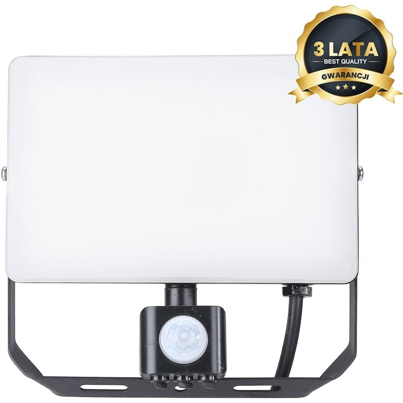 Projecteur LED 50W PIR 5000lm 5000K