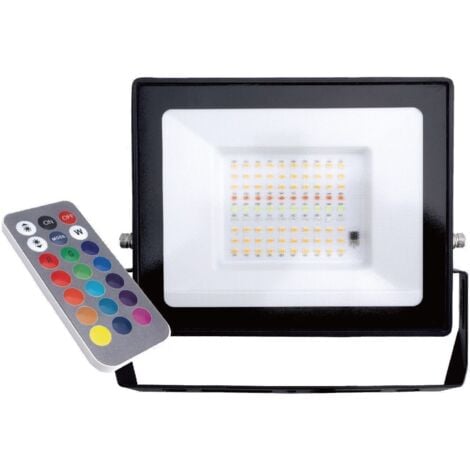 ARUM LIGHTING Projecteur LED 50W RGB + Blanc chaud avec télécommande IP65